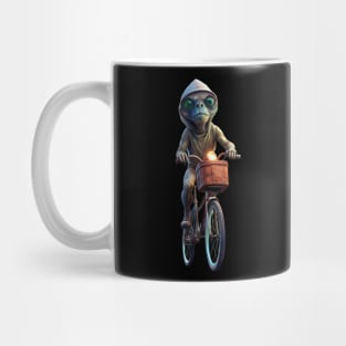 Un extarterrestre en Bicicleta Mug